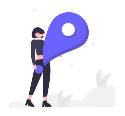 Illustration service de géocodage